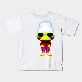 Cool Cute Yellow Duck Walk Kids T-Shirt